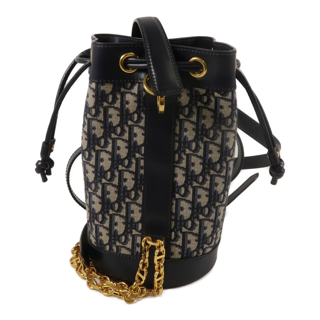 Dior Small Oblique Backpack Navy GHW - 3