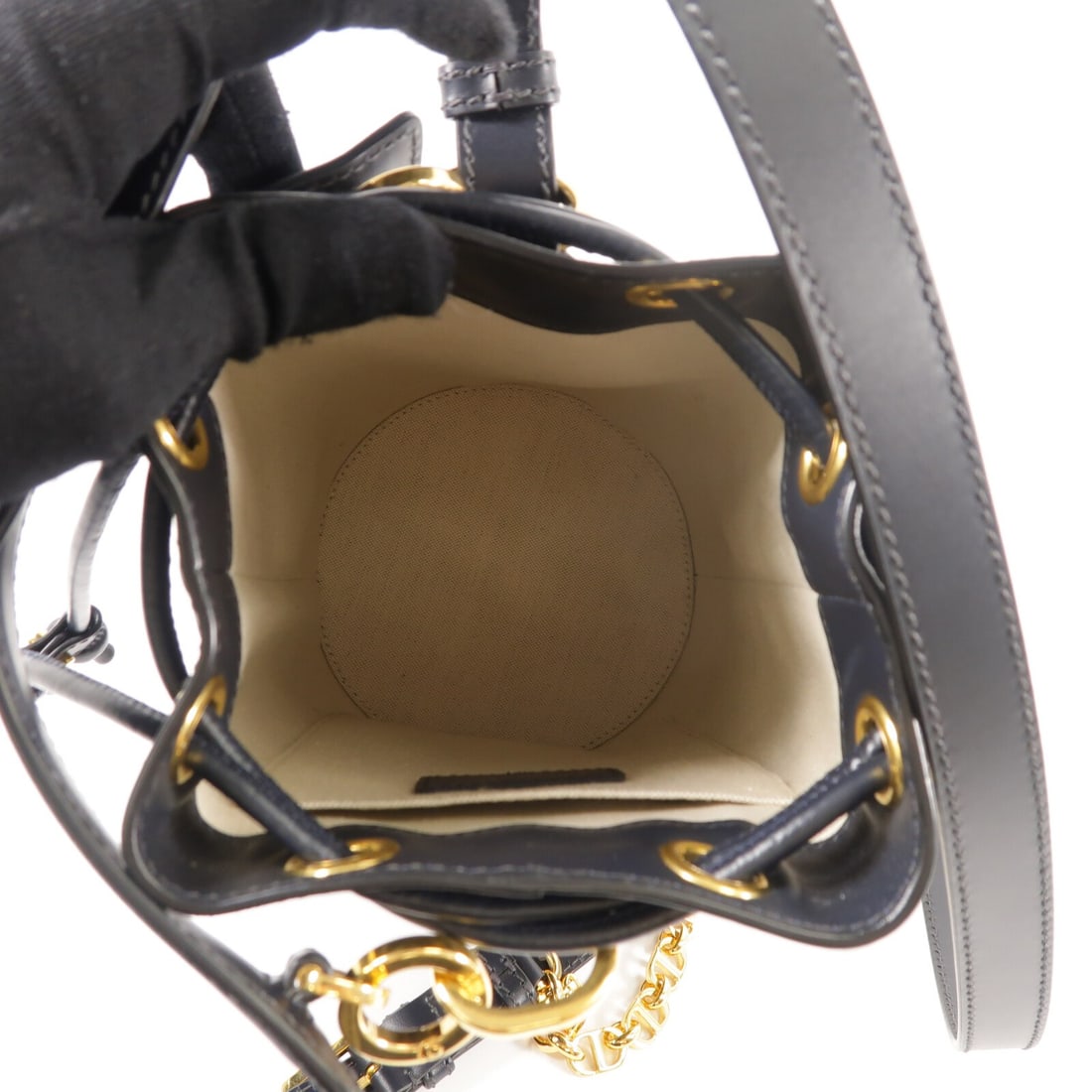 Dior Small Oblique Backpack Navy GHW - 5