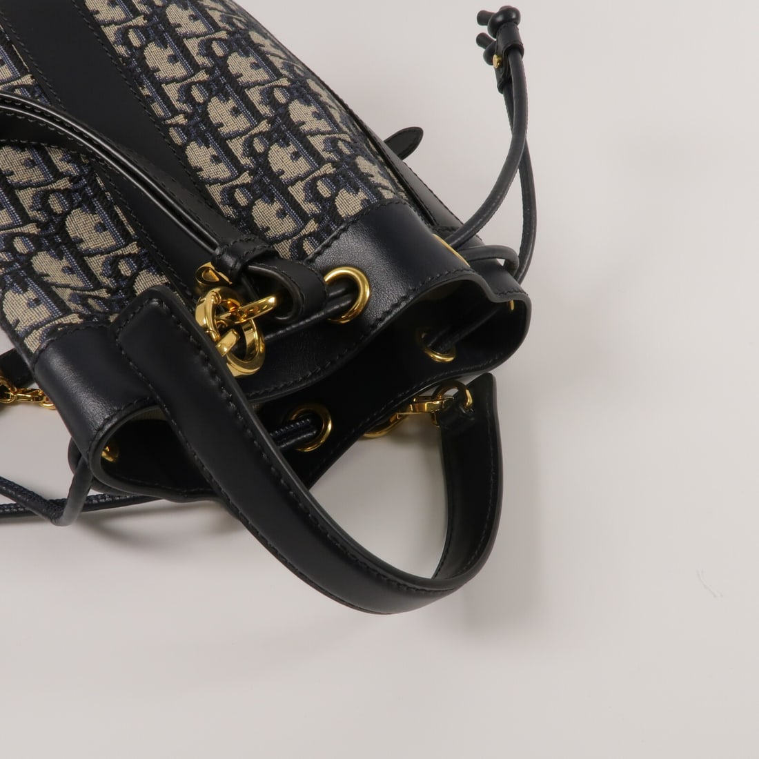Dior Small Oblique Backpack Navy GHW - 8