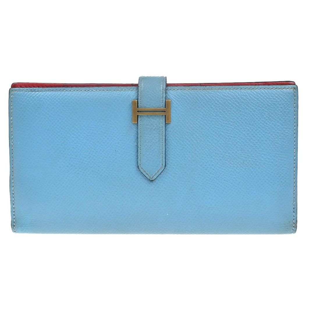 Hermes Bearn leather wallet multicolour France: Hermes Bearn leather wallet multicolour France This Hermes Bearn Wallet features a multicolored leather exterior and is designed for women. Made in France, it offers an elegant and functional accessor