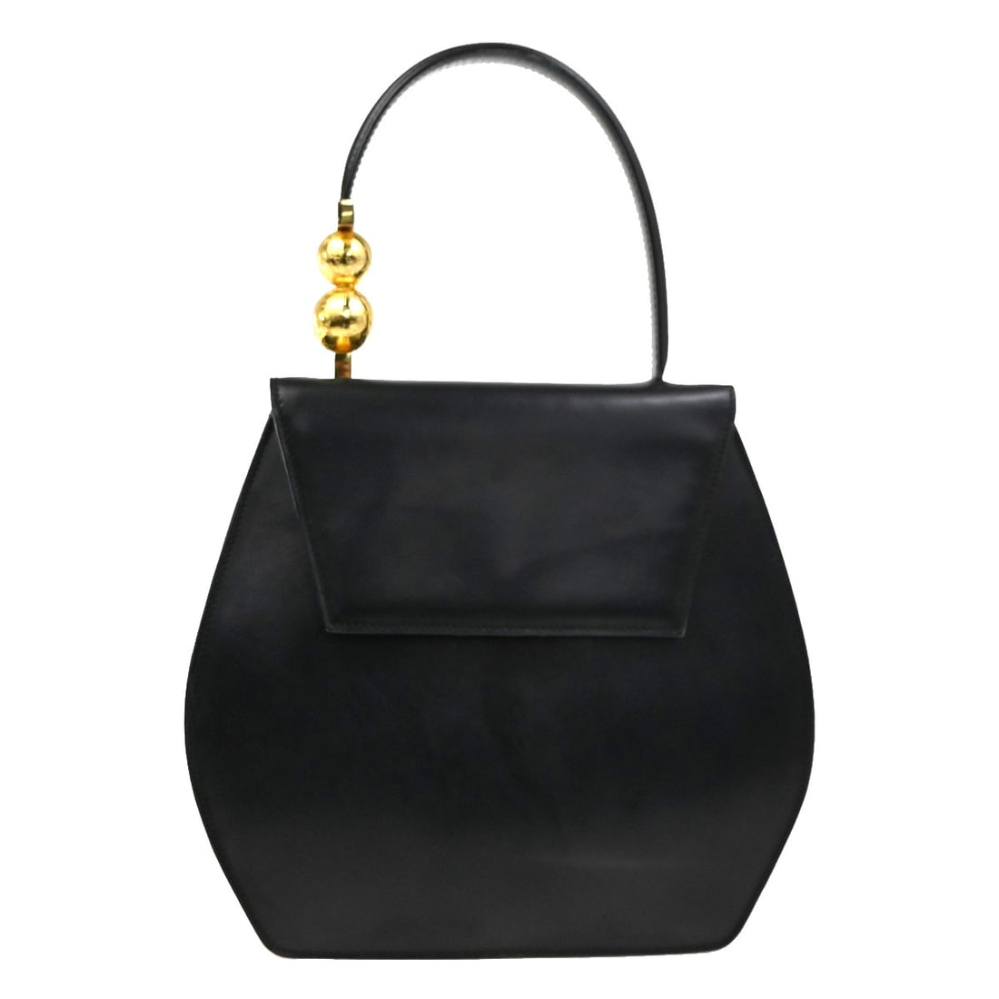 Celine Vintage Black Leather Handbag 18cm x 20cm x 7cm (1 of 16)