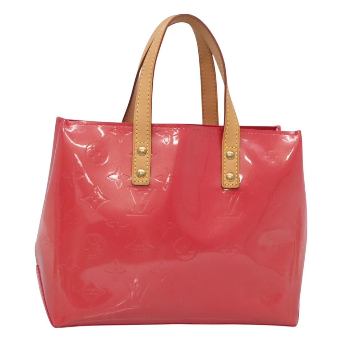 Louis Vuitton Reade PM Vernis Patent Leather Handbag Fran Boise M9132F: Louis Vuitton Reade PM Vernis Patent Leather Handbag Fran Boise M9132F Louis Vuitton Reade PM handbag in Monogram Vernis patent leather with a Fran Boise finish. This women's handbag includes a dust b