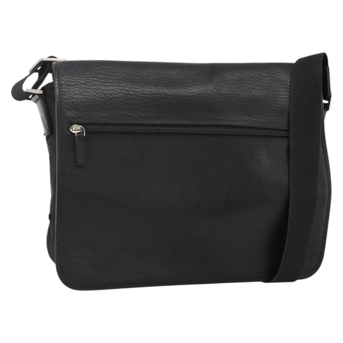 Salvatore Ferragamo Vintage Unisex Black Nylon Shoulder Bag: Salvatore Ferragamo Vintage Unisex Black Nylon Shoulder Bag Vintage unisex bag by Salvatore Ferragamo in black nylon. Made in Italy, this piece shows good overall condition with visible wear consisten