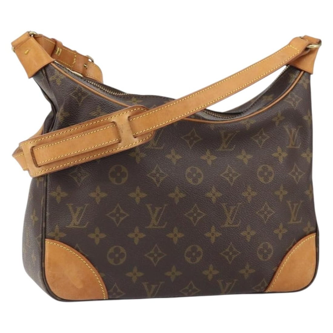 Monogram Canvas Boulogne 30 Shoulder Bag M51265 by Louis Vuitton: Monogram Canvas Boulogne 30 Shoulder Bag M51265 by Louis Vuitton This Louis Vuitton Monogram Boulogne 30 shoulder bag is crafted from signature monogram canvas and was made in France. The bag features