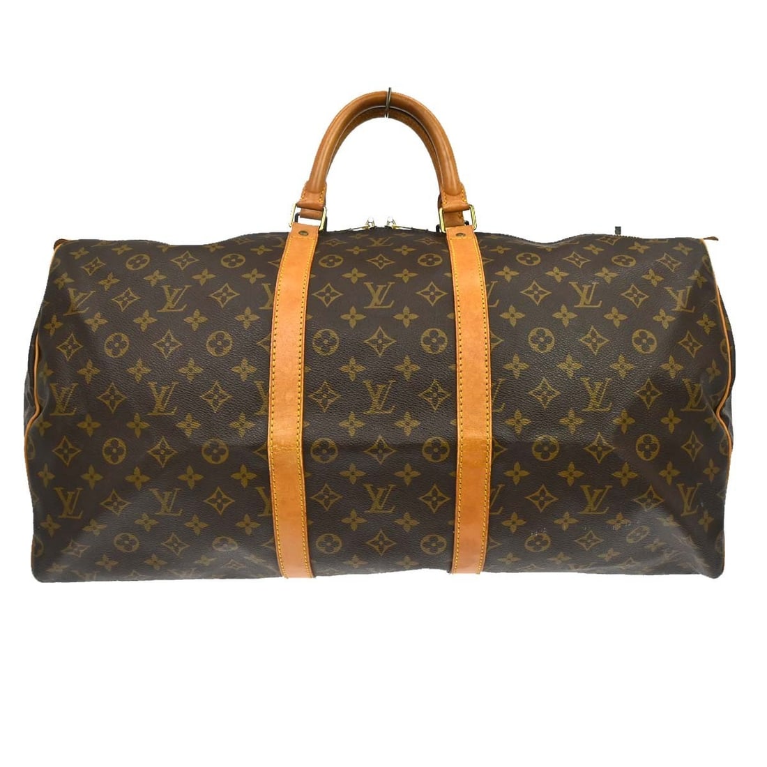 Louis Vuitton Keepall Brown Monogram Canvas Travel Bag: Louis Vuitton Keepall Brown Monogram Canvas Travel Bag Louis Vuitton Keepall in brown monogram canvas. This unisex travel bag is made in France and remains in good condition with visible wear from use