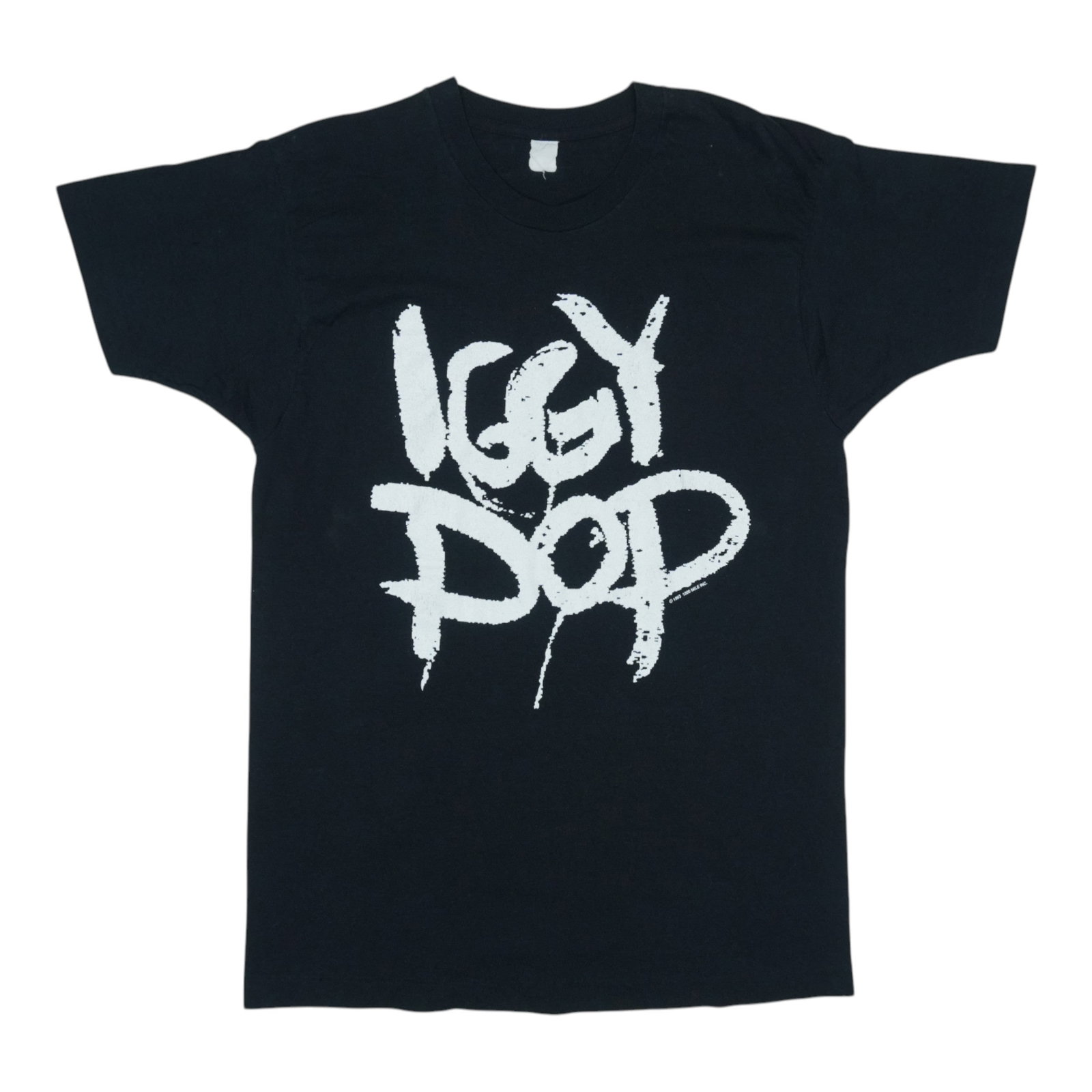 Black 1993 Iggy Pop Caesar's World Tour Cotton T Shirt (1 of 7)
