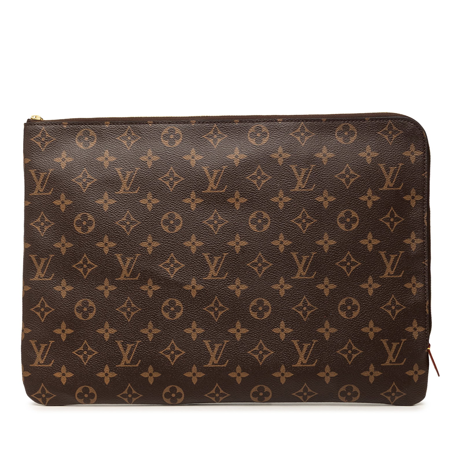 Louis Vuitton Etui Voyage GM Monogram Canvas Zip Pouch: Louis Vuitton Etui Voyage GM Monogram Canvas Zip Pouch Louis Vuitton Monogram Etui Voyage GM with a monogram canvas body and top zip closure. Made in France. Condition AB with visible wear including s
