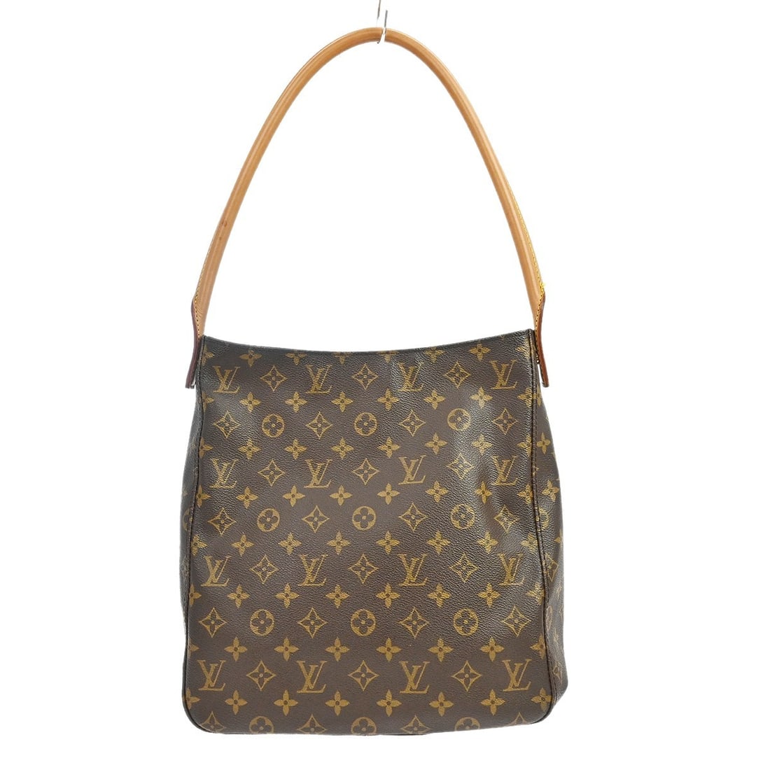 Louis Vuitton Looping Shoulder Bag in Brown Monogram Canvas: Louis Vuitton Looping Shoulder Bag in Brown Monogram Canvas Louis Vuitton Looping handbag in brown monogram canvas. This women's bag is made in France and is presented in good condition, with light sc