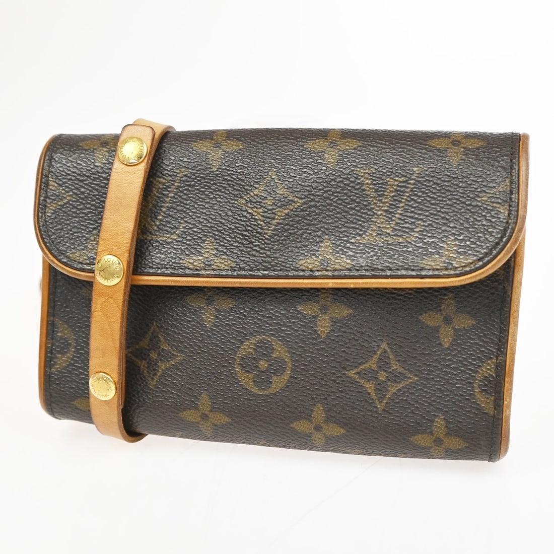 Louis Vuitton Florentine Waist Bag Monogram Canvas Brown: Louis Vuitton Florentine Waist Bag Monogram Canvas Brown Louis Vuitton Florentine Waist bag in brown monogram canvas. This women's bag is made in France and is presented in fair condition, with visibl