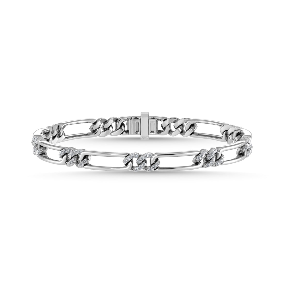 Diamond 5/8 Ct.Tw. Fashion Bracelet in 10K White Gold: Diamond 5/8 Ct.Tw. Fashion Bracelet in 10K White Gold 10k White Gold Stone Color: G-h Stone Clarity: I1 This item may take 2-5 weeks for shipping. PLEASE NOTE: Framed, Large, or heavy items do not hav