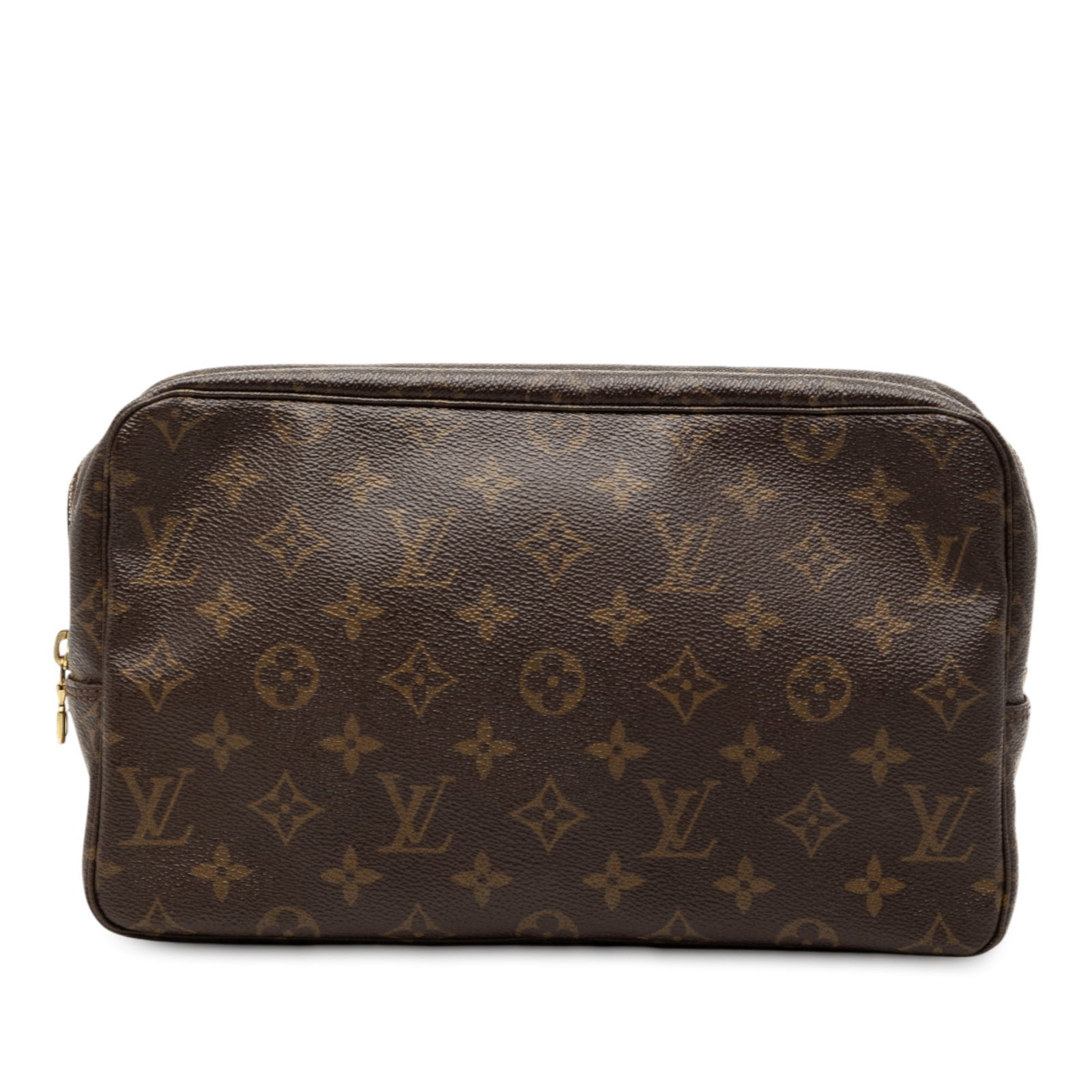 Louis Vuitton Monogram Canvas Trousse Toilette 28 Cosmetic Pouch: Louis Vuitton Monogram Canvas Trousse Toilette 28 Cosmetic Pouch This Louis Vuitton Monogram Trousse Toilette 28 features the iconic monogram canvas body, a top zip closure, and an interior slip pocke
