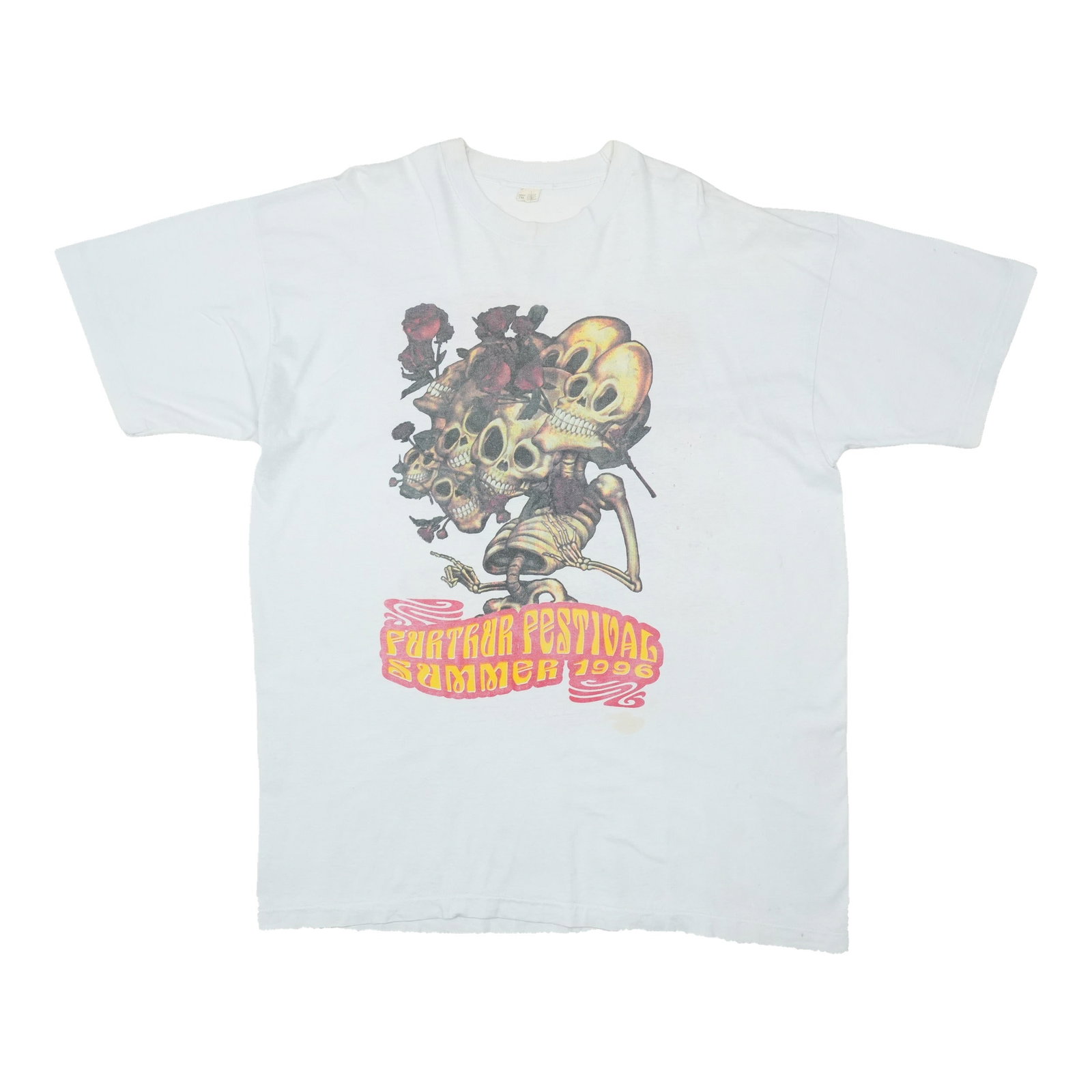 Vintage 1996 Furthur Festival Tour Shirt White XXL: Vintage 1996 Furthur Festival Tour Shirt White XXL Original vintage 1996 Furthur Festival Summer Tour shirt. This 1990s tee is a true vintage piece, not a modern reproduction. It is in good condition 