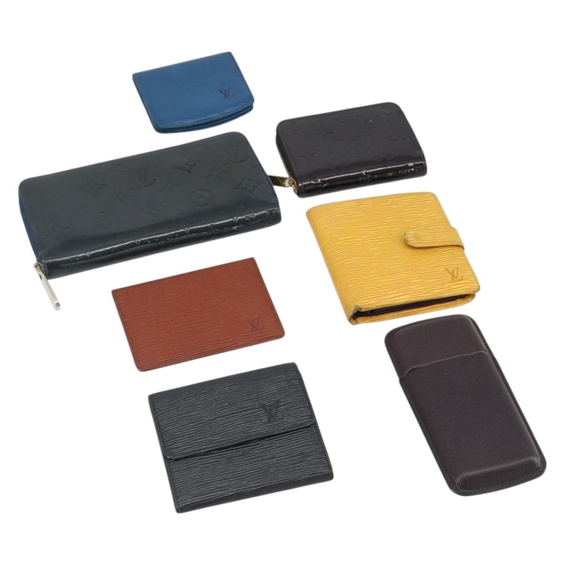 7 Wallet Bundle Louis Vuitton Monogram Epi Taiga Leather Multicolor (1 of 18)