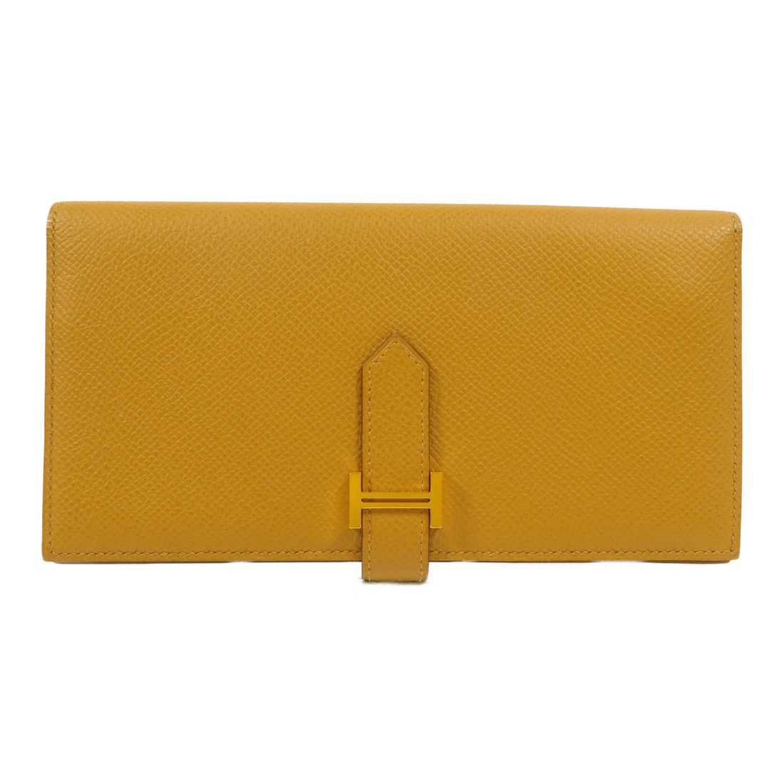 Hermes Bearn bifold long wallet in Epsom calfskin Sesame (1 of 16)
