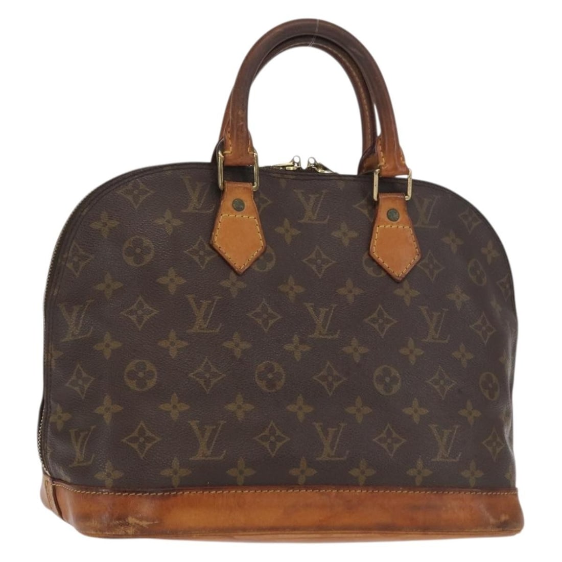 Louis Vuitton Alma Monogram Canvas Handbag Model M51130: Louis Vuitton Alma Monogram Canvas Handbag Model M51130 This is an LOUIS VUITTON Monogram Alma handbag crafted from signature monogram canvas. The bag features a structured silhouette with dual handle