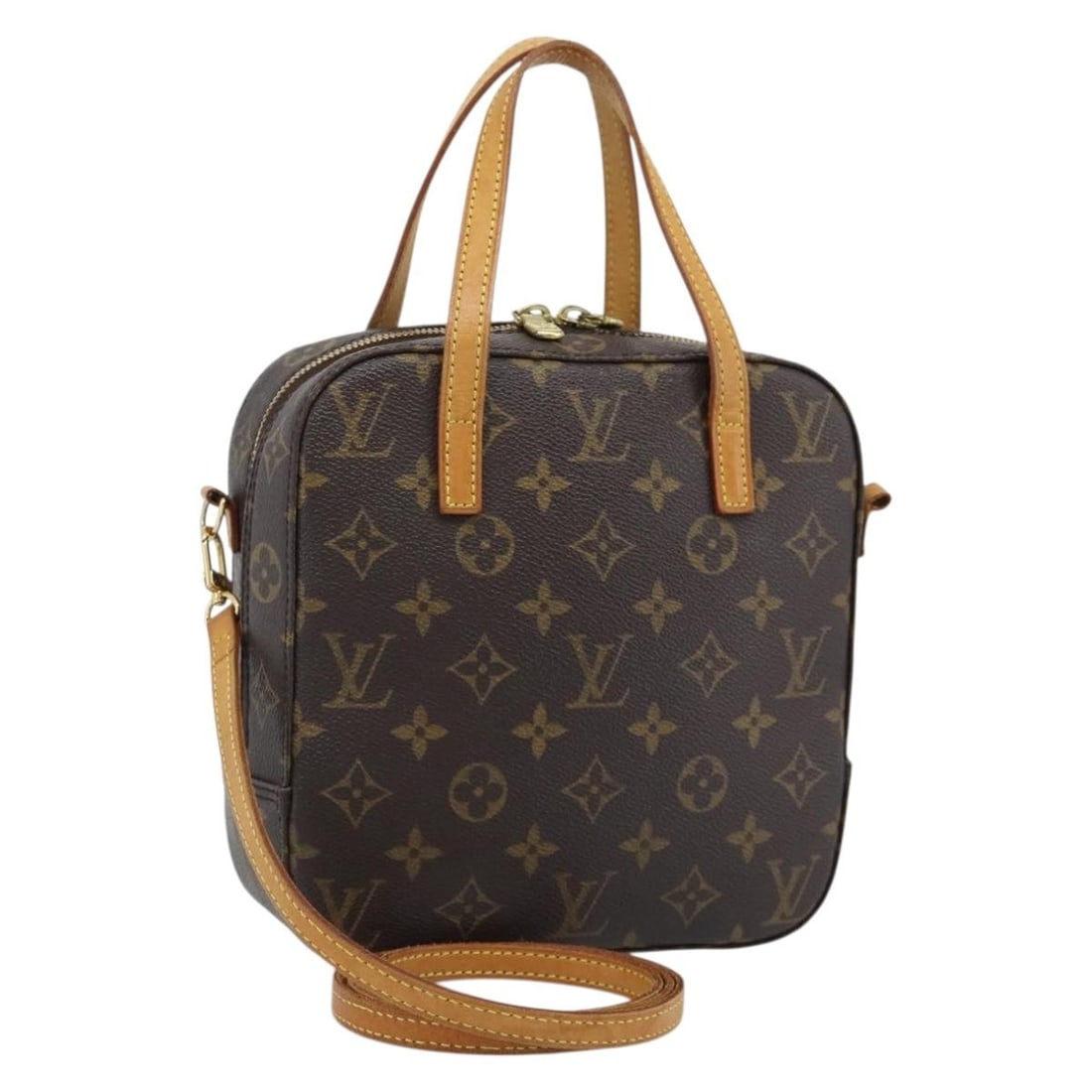 Louis Vuitton Spontini Monogram Canvas Hand Bag M47500: Louis Vuitton Spontini Monogram Canvas Hand Bag M47500 Louis Vuitton Spontini handbag in Monogram canvas, model M47500, made in France. This women's handbag includes only the item shown; the original 