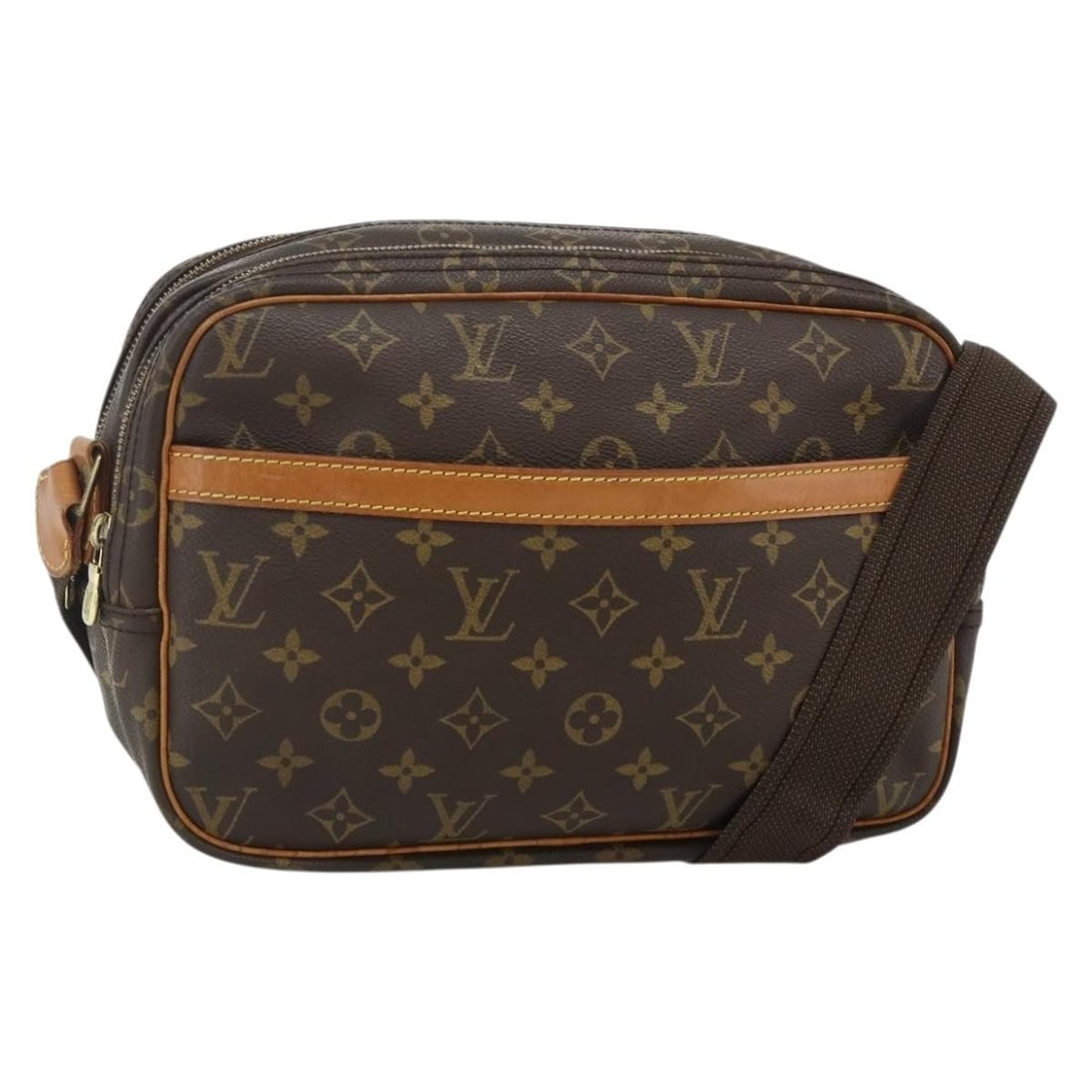 Louis Vuitton M45254 Reporter PM Monogram Canvas Shoulder Bag: Louis Vuitton M45254 Reporter PM Monogram Canvas Shoulder Bag Louis Vuitton Reporter PM shoulder bag in Monogram Canvas, made in France. This women's bag features the Monogram exterior color and comes