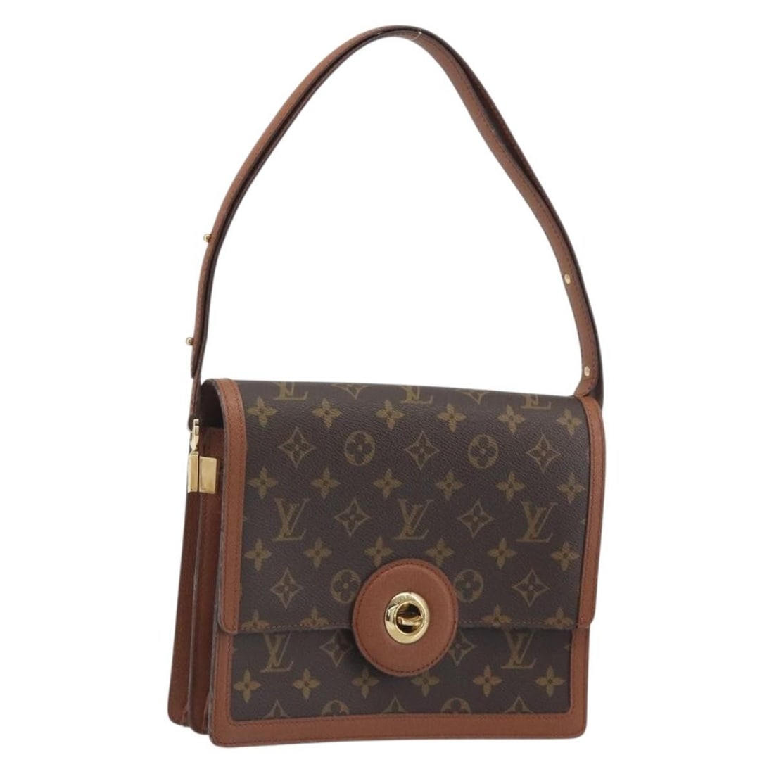 Louis Vuitton M51372 Raspail Monogram Canvas Shoulder Bag: Louis Vuitton M51372 Raspail Monogram Canvas Shoulder Bag Louis Vuitton Raspail shoulder bag in Monogram canvas, made in France. This women's bag features an adjustable shoulder strap and is sold as t