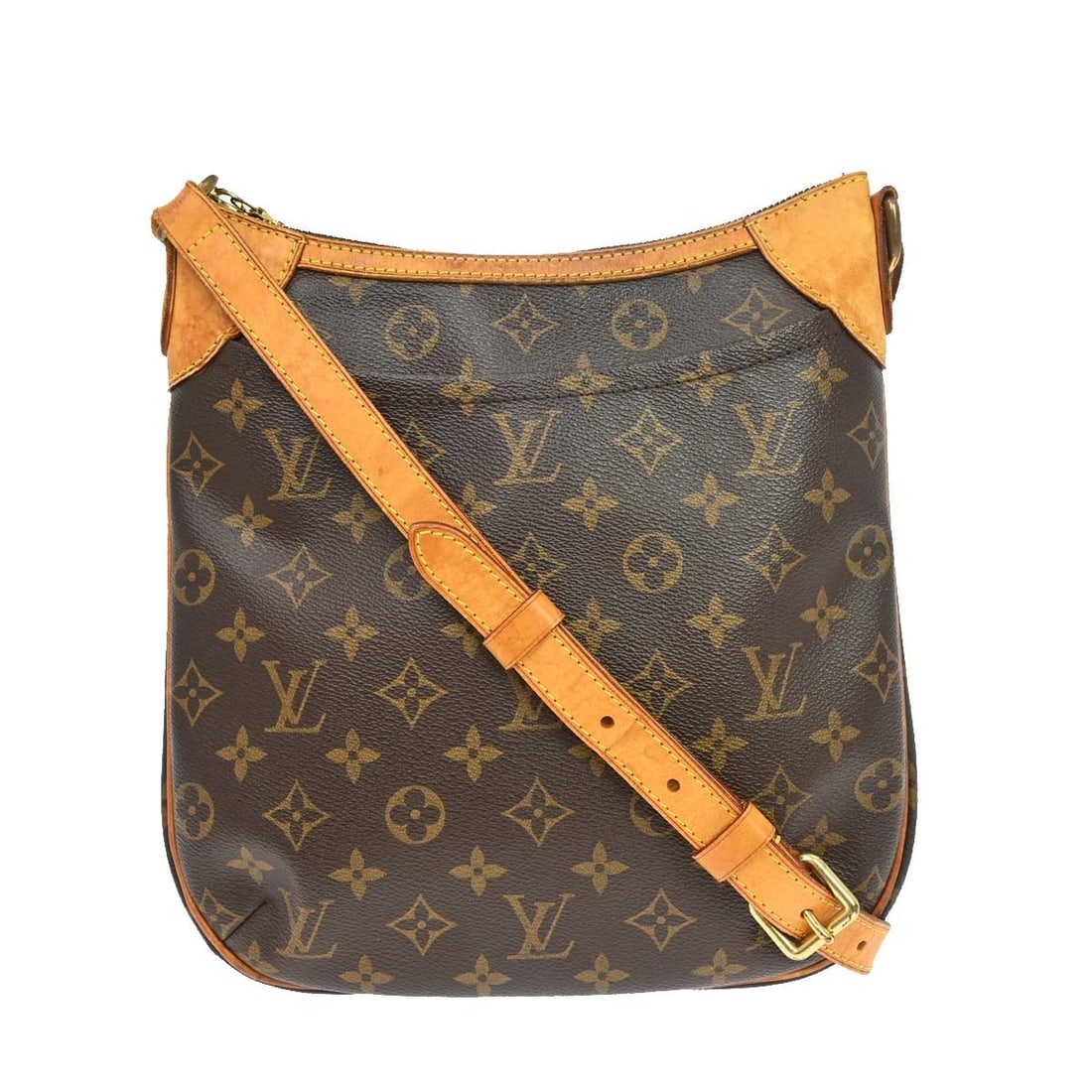 Louis Vuitton Odeon PM Monogram Canvas Crossbody Bag M56390: Louis Vuitton Odeon PM Monogram Canvas Crossbody Bag M56390 Vintage Louis Vuitton Odeon PM crossbody shoulder bag in brown Monogram canvas with leather trim. This women's medium bag features a zip clo