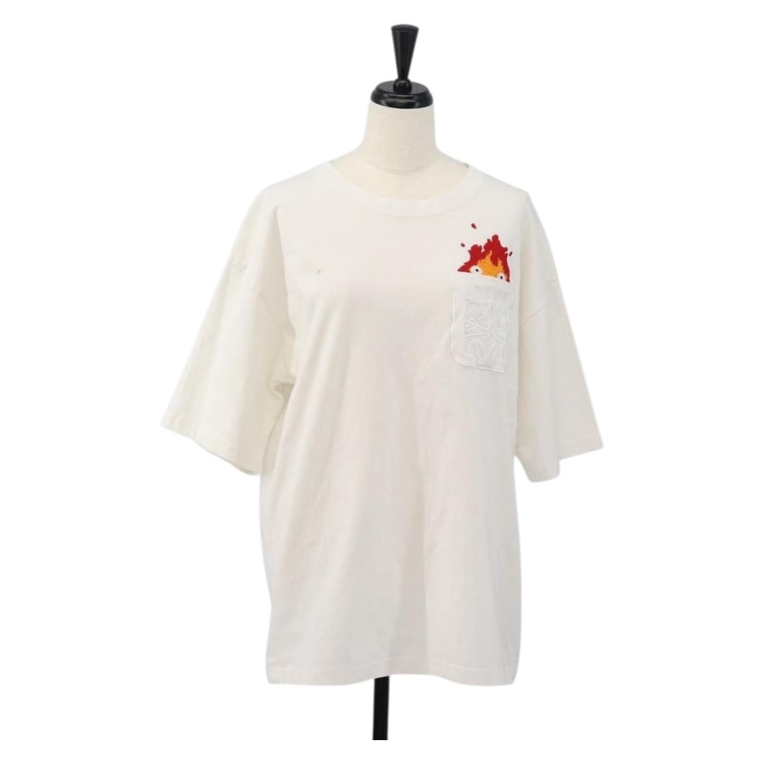 LOEWE Studio Ghibli Calcifer Howls Moving Castle cotton T shirt (1 of 17)