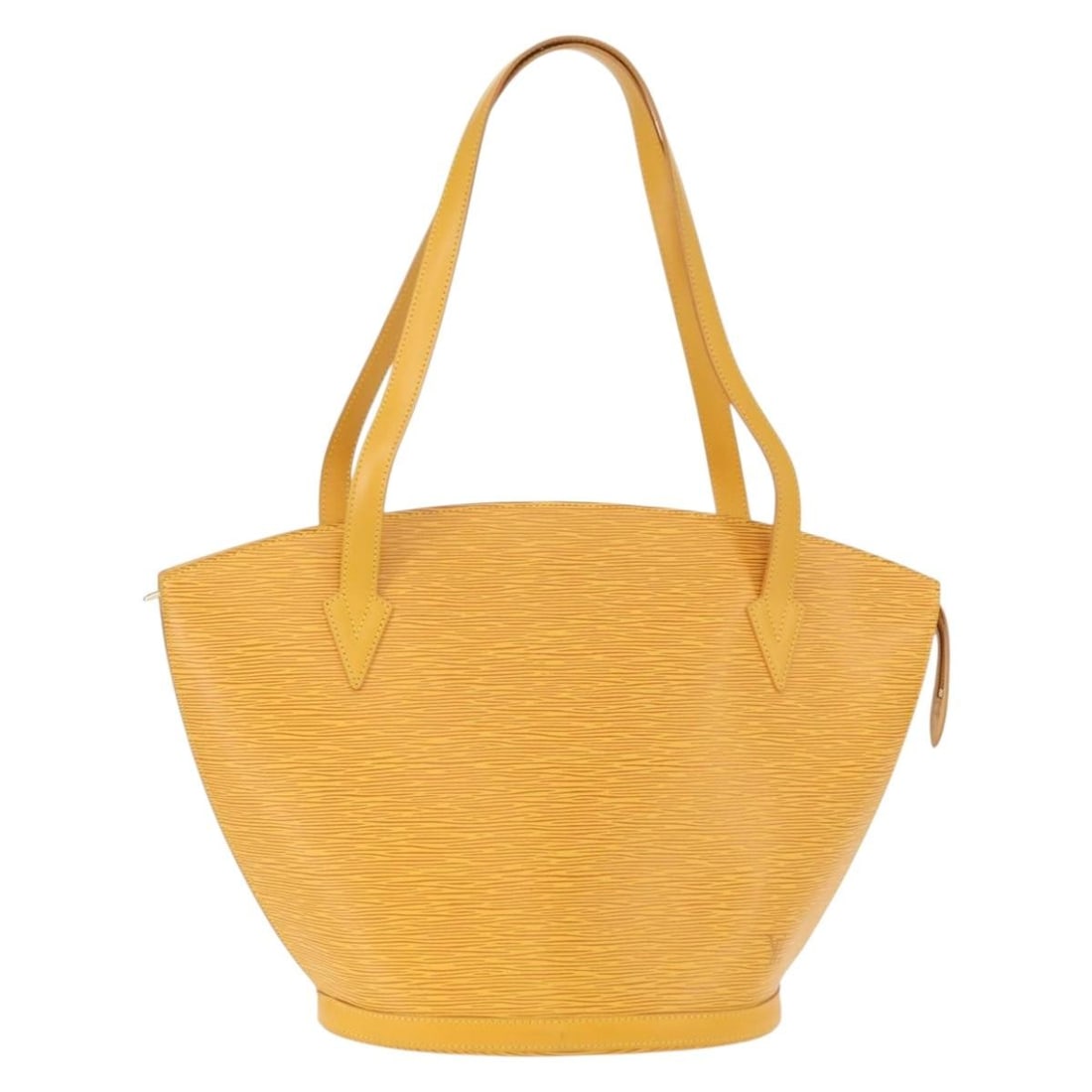 LOUIS VUITTON Epi Saint Jacques Yellow Shoulder Bag M52269 Auth: LOUIS VUITTON Epi Saint Jacques Yellow Shoulder Bag M52269 Auth This elegant Louis Vuitton Epi Saint Jacques Shopping Shoulder Bag in a vibrant yellow hue is an ideal accessory for stylish outings. Cr