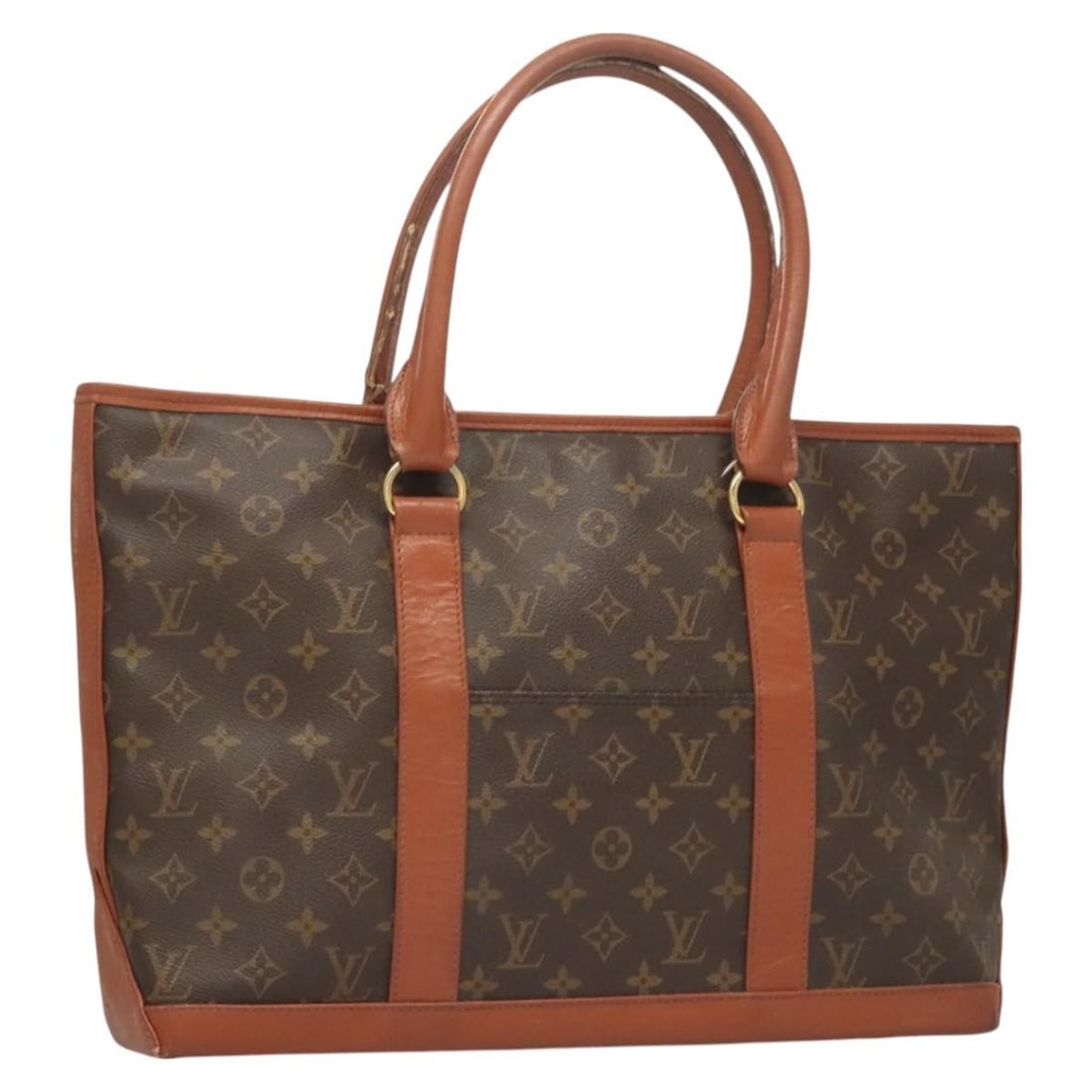 Louis Vuitton M42425 Sac Weekend PM Monogram Canvas Handbag: Louis Vuitton M42425 Sac Weekend PM Monogram Canvas Handbag Louis Vuitton Monogram Sac Weekend PM hand bag in Monogram Canvas, made in France. This women's bag features the Monogram exterior color, a 