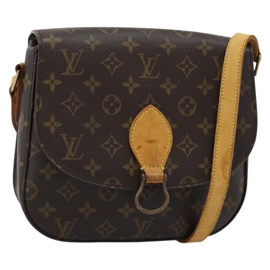 Louis Vuitton M51242 Saint Cloud GM Monogram Canvas Shoulder Bag: Louis Vuitton M51242 Saint Cloud GM Monogram Canvas Shoulder Bag Louis Vuitton Saint Cloud GM shoulder bag in Monogram Canvas, made in France. This women's bag features the classic Monogram colorway, 