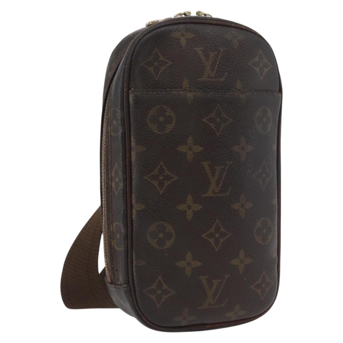 Louis Vuitton M51870 Pochette Gange Monogram Canvas Shoulder Bag: Louis Vuitton M51870 Pochette Gange Monogram Canvas Shoulder Bag Louis Vuitton Monogram Pochette Gange shoulder bag in monogram canvas, made in Spain. This women's bag is offered without the original 