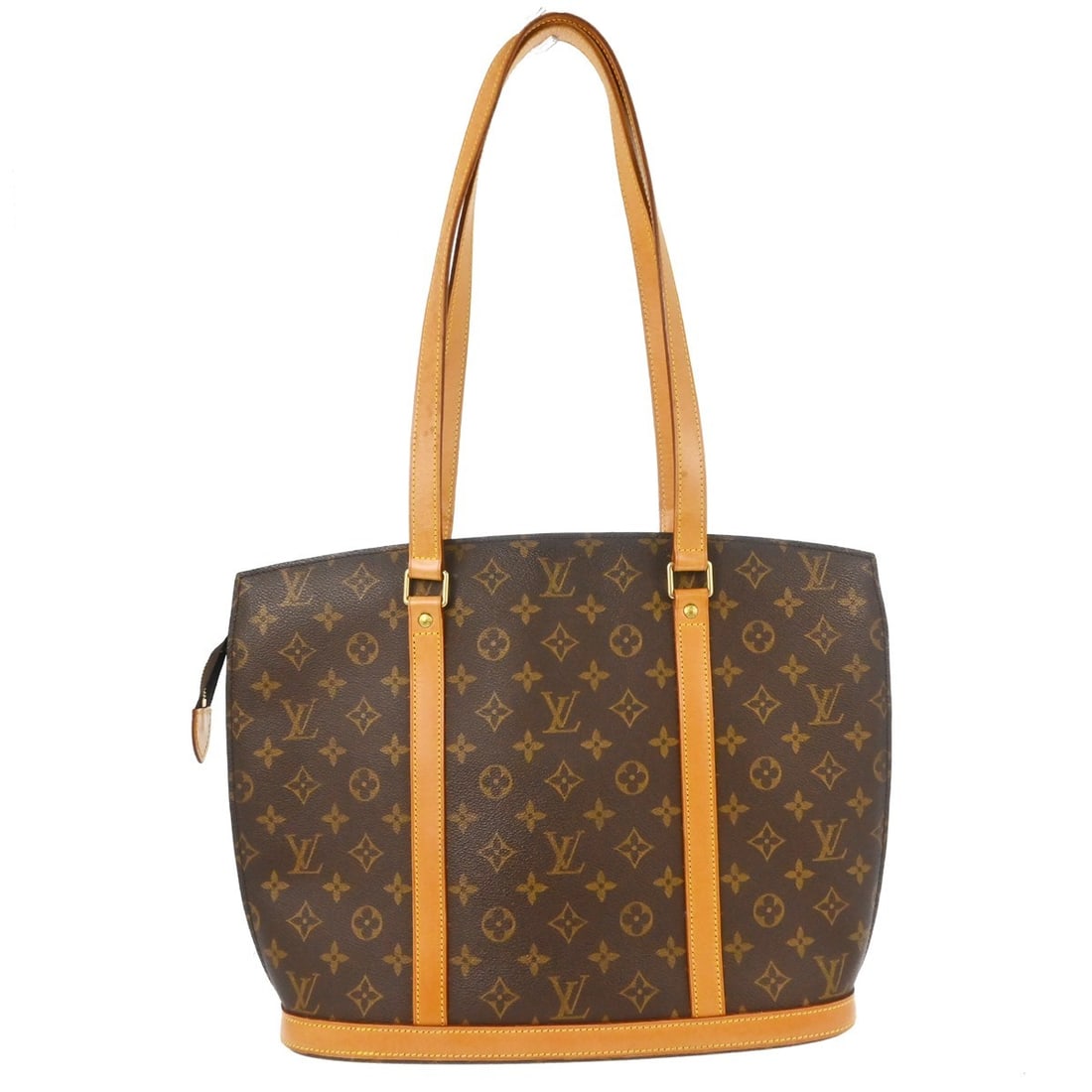 Louis Vuitton Babylone Monogram Canvas Tote Bag M51102: Louis Vuitton Babylone Monogram Canvas Tote Bag M51102 Vintage Louis Vuitton Babylone tote bag in brown Monogram canvas and leather with double handles and zip closure. This unisex large tote features