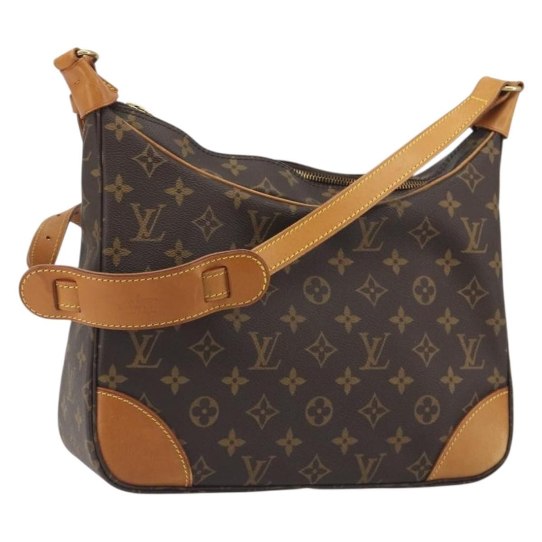 Louis Vuitton M51265 Boulogne 30 Monogram Canvas Shoulder Bag: Louis Vuitton M51265 Boulogne 30 Monogram Canvas Shoulder Bag Authentic Louis Vuitton Boulogne 30 shoulder bag in Monogram canvas. This women's bag is made in France and features an adjustable shoulde