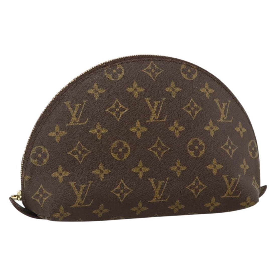 Louis Vuitton Monogram Canvas Trousse Demi Ronde Pouch M47520 (1 of 18)