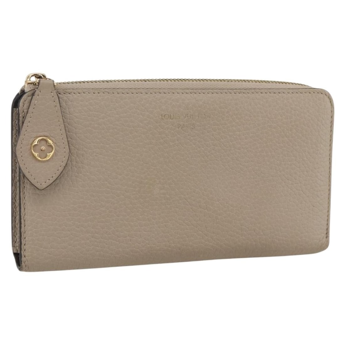 Comet Clemence Leather Long Wallet in Galet by Louis Vuitton M63104: Comet Clemence Leather Long Wallet in Galet by Louis Vuitton M63104 This Louis Vuitton Portefeuille Comet Clemence long wallet is crafted from Galet-colored leather and designed for women. Made in Fra