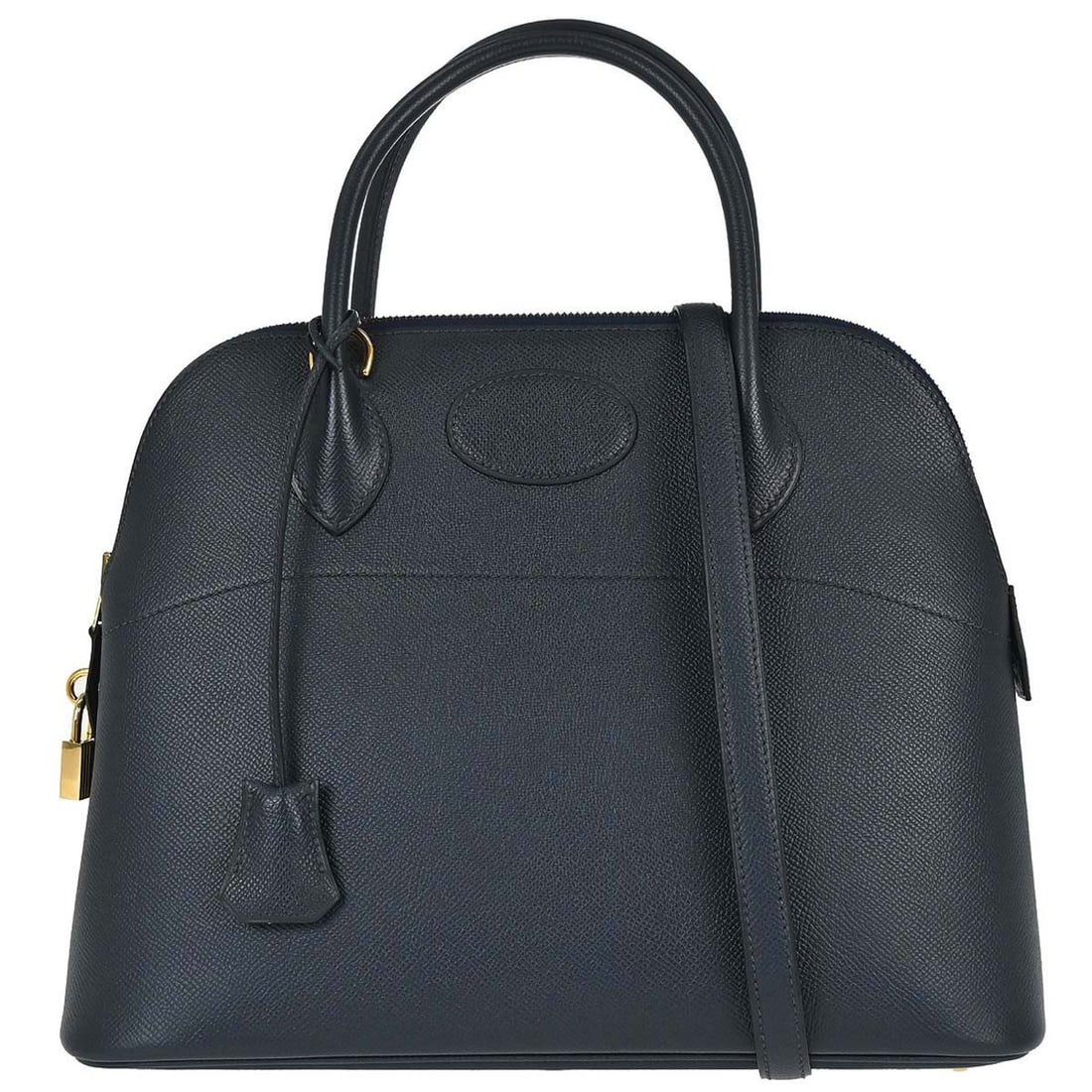 Hermes Bolide 31 Blue Indigo Courchevel 2way Satchel Bag (1 of 15)