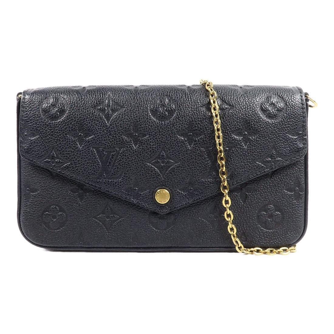Louis Vuitton M82477 Felicie Pochette Black Monogram Empreinte Shoulder Bag (1 of 14)