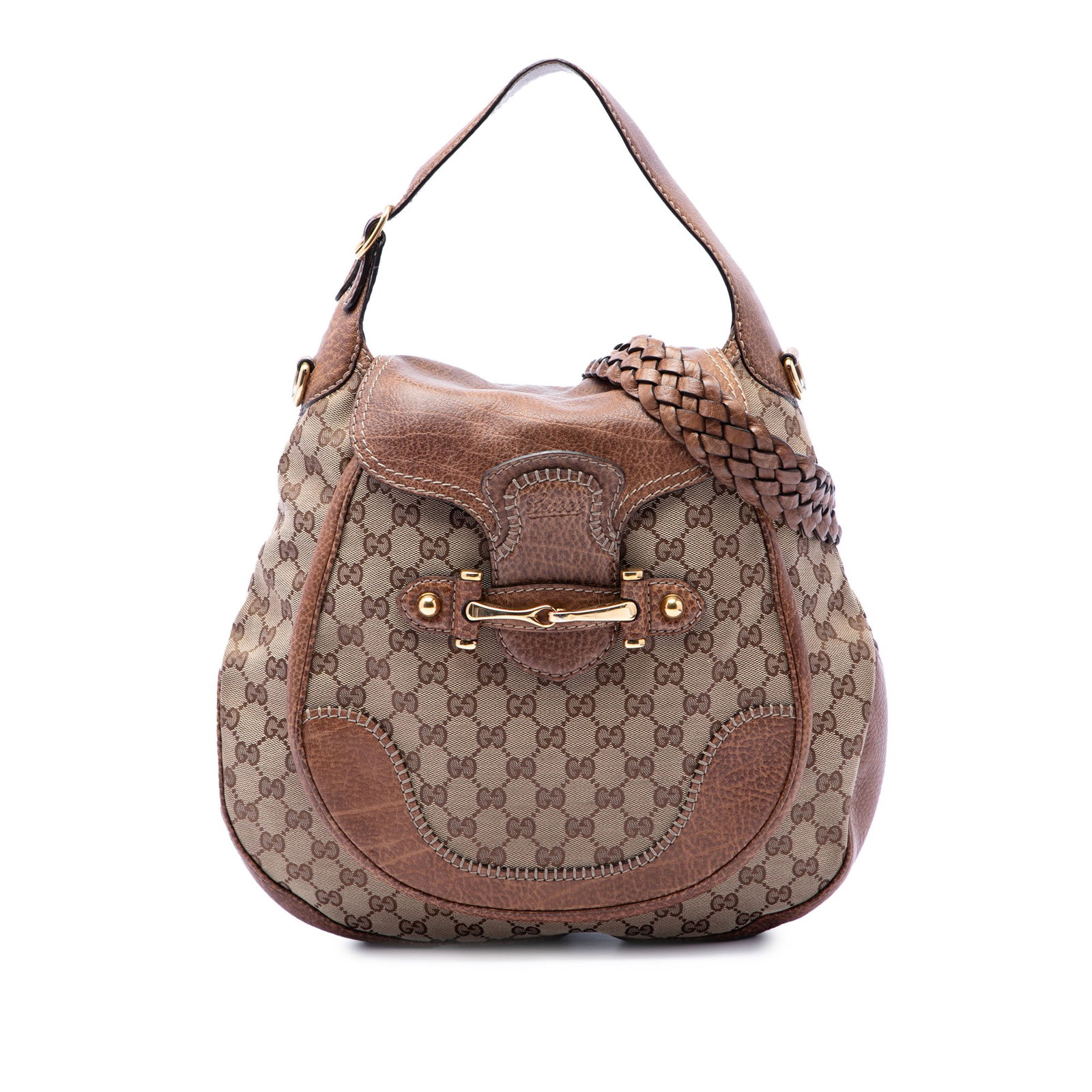 Gucci New Pelham Large GG Canvas Satchel Bag (1 of 6)
