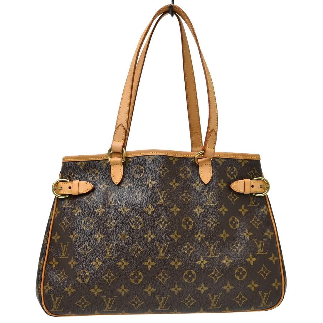 Louis Vuitton Batignolles Horizontal Monogram Canvas Tote M51154: Louis Vuitton Batignolles Horizontal Monogram Canvas Tote M51154 Louis Vuitton Batignolles Horizontal hand tote bag in Monogram canvas and leather, made in Spain. It features a hook-and-loop closure, 