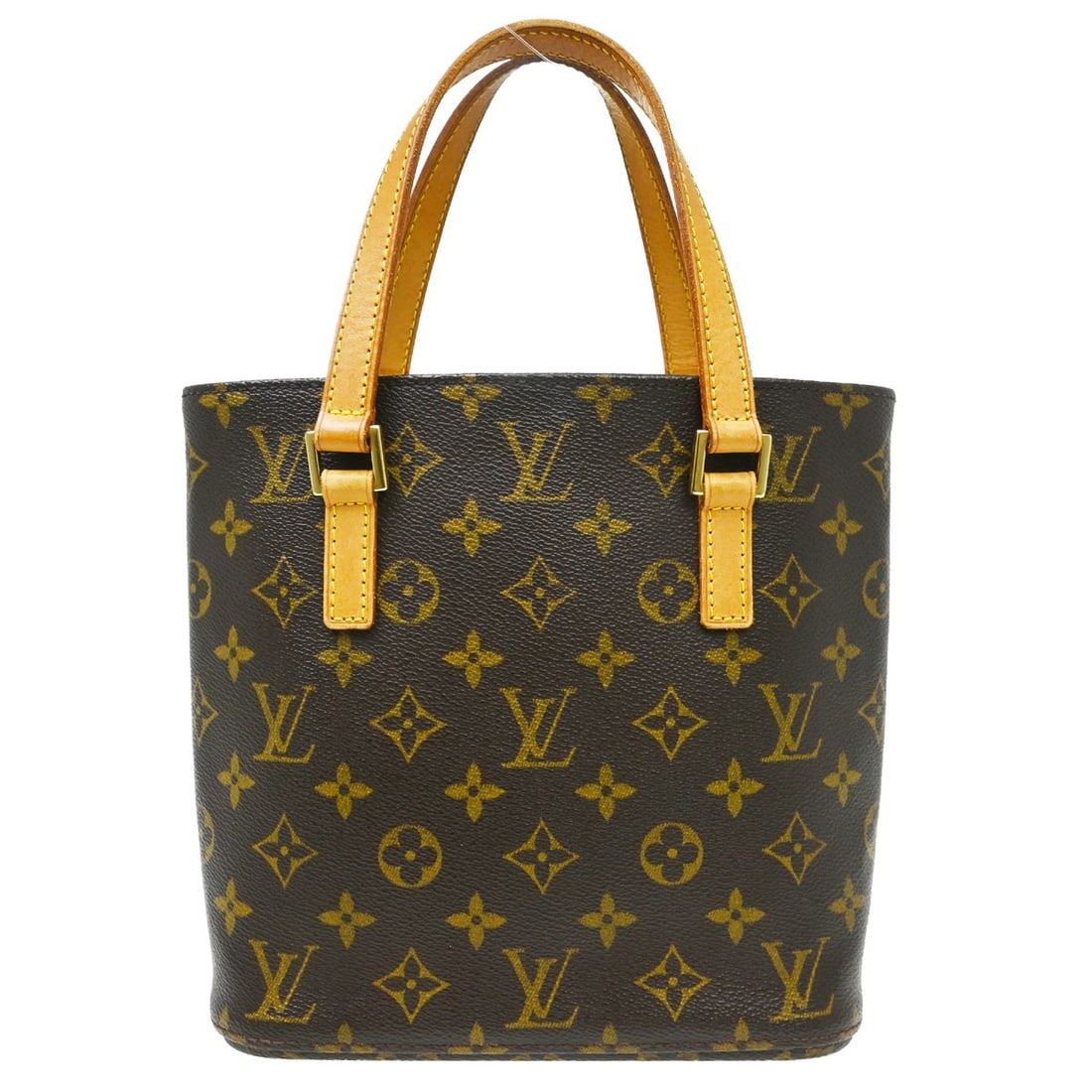 Louis Vuitton Vavin PM Monogram Canvas Tote Bag M51172: Louis Vuitton Vavin PM Monogram Canvas Tote Bag M51172 Vintage Louis Vuitton Vavin PM tote handbag in brown Monogram canvas with leather trim and double handles. This open-top medium tote features inn