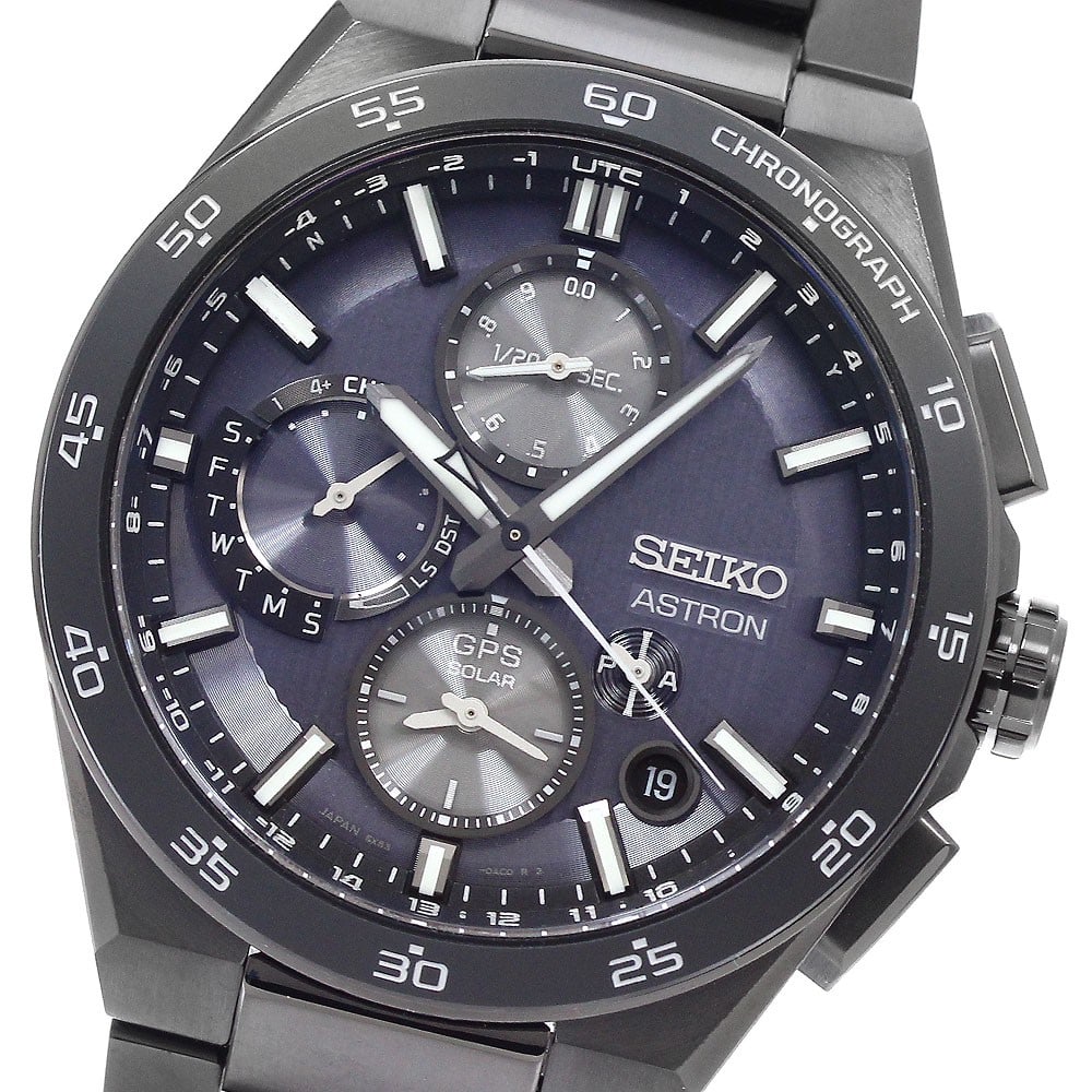 SEIKO Astron Nextar Core Shop Exclusive mens solar wristwatch SBXC155: SEIKO Astron Nextar Core Shop Exclusive mens solar wristwatch SBXC155 Pre-owned Seiko Astron Nextar Core Shop Exclusive men's wristwatch with a black dial and solar radio controlled movement. This mod