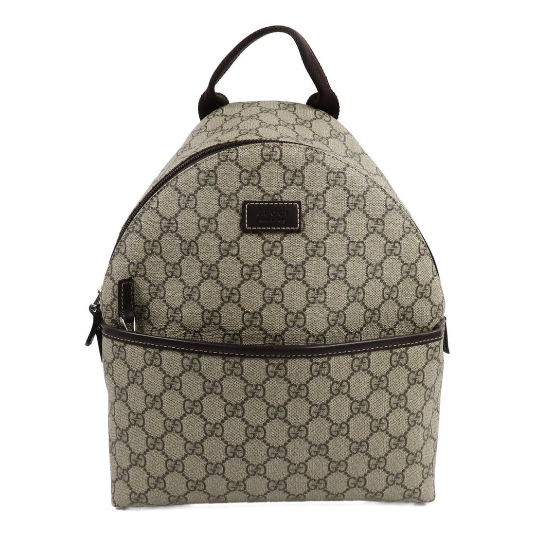 Gucci 271327 GG Rucksack Backpack Brown Coated Canvas SHW (1 of 15)