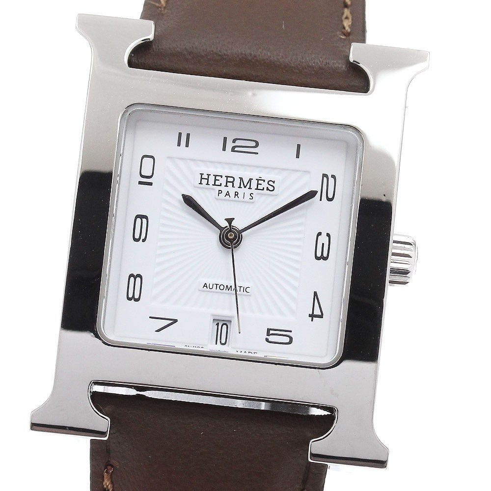 Hermes H Watch HH2.510 automatic mens wristwatch with date (1 of 7)