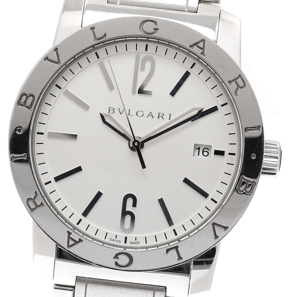 BVLGARI Bulgari Bulgari BB39S mens automatic stainless steel watch (1 of 6)