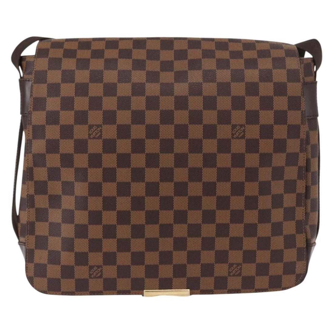 Louis Vuitton Bastille Brown Damier Ebene Canvas Bag: Louis Vuitton Bastille Brown Damier Ebene Canvas Bag This Louis Vuitton Bastille Bag features the iconic Damier canvas in brown and is designed for unisex use. Made in France, the bag offers a spaciou