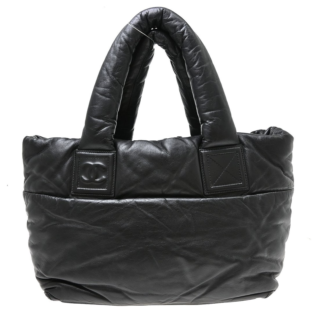 Chanel Coco Cocoon black reversible leather tote bag (1 of 9)