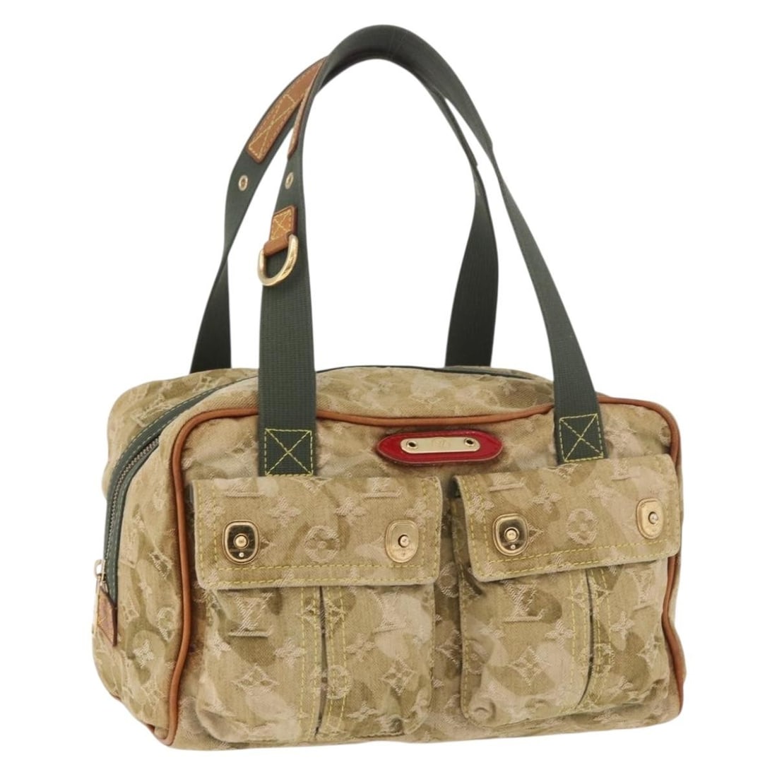 Louis Vuitton Jasmine Hand Bag Monogram Canvas Khaki M95772: Louis Vuitton Jasmine Hand Bag Monogram Canvas Khaki M95772 Louis Vuitton Monogram Fragrance Jasmine handbag in khaki monogram canvas. This women's handbag includes a dust bag and was made in France. 