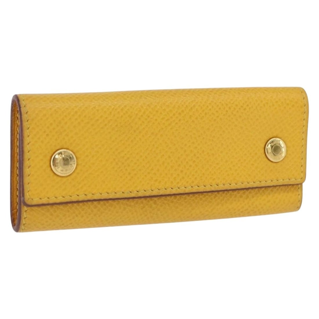 Hermes Serie Yellow Leather Key Case with Box (1 of 18)
