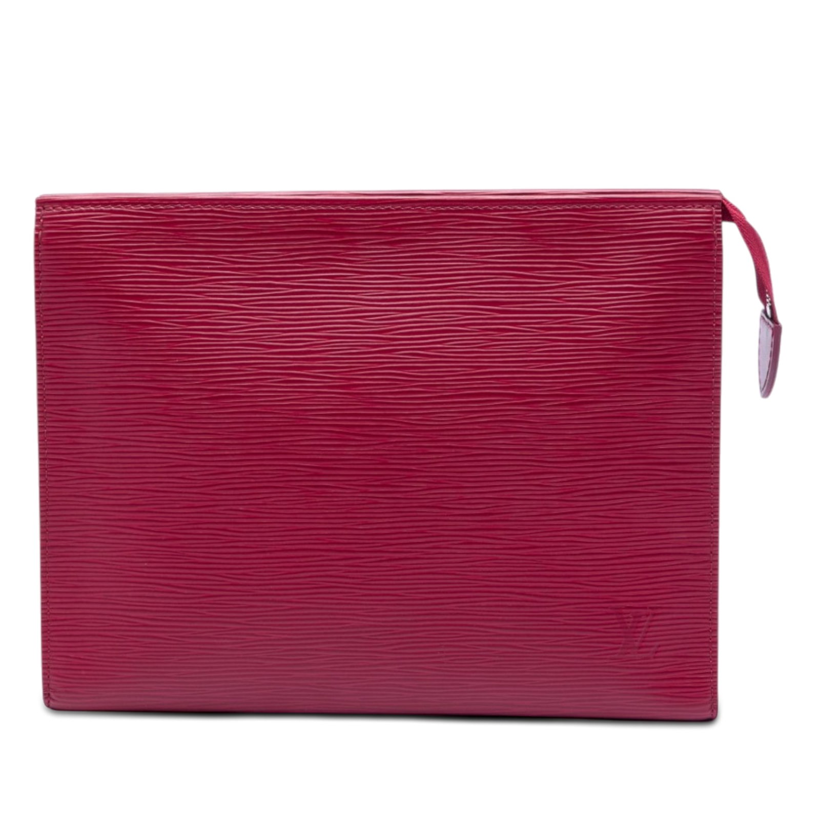 Louis Vuitton Pink Epi Leather Toiletry Pouch 26: Louis Vuitton Pink Epi Leather Toiletry Pouch 26 This Louis Vuitton Epi Toiletry Pouch 26 is crafted from signature epi leather in a pink color. It features a top zip closure and an interior slip pock