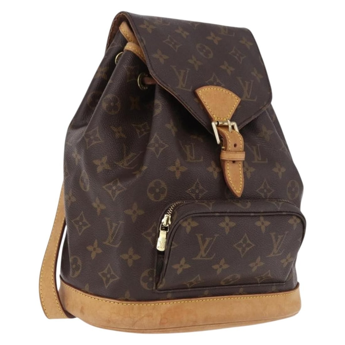 Louis Vuitton Vintage Montsouris Unisex Brown Canvas Bag: Louis Vuitton Vintage Montsouris Unisex Brown Canvas Bag Vintage Louis Vuitton Montsouris backpack in brown monogram canvas. This unisex bag is made in France and remains in good condition overall, wi