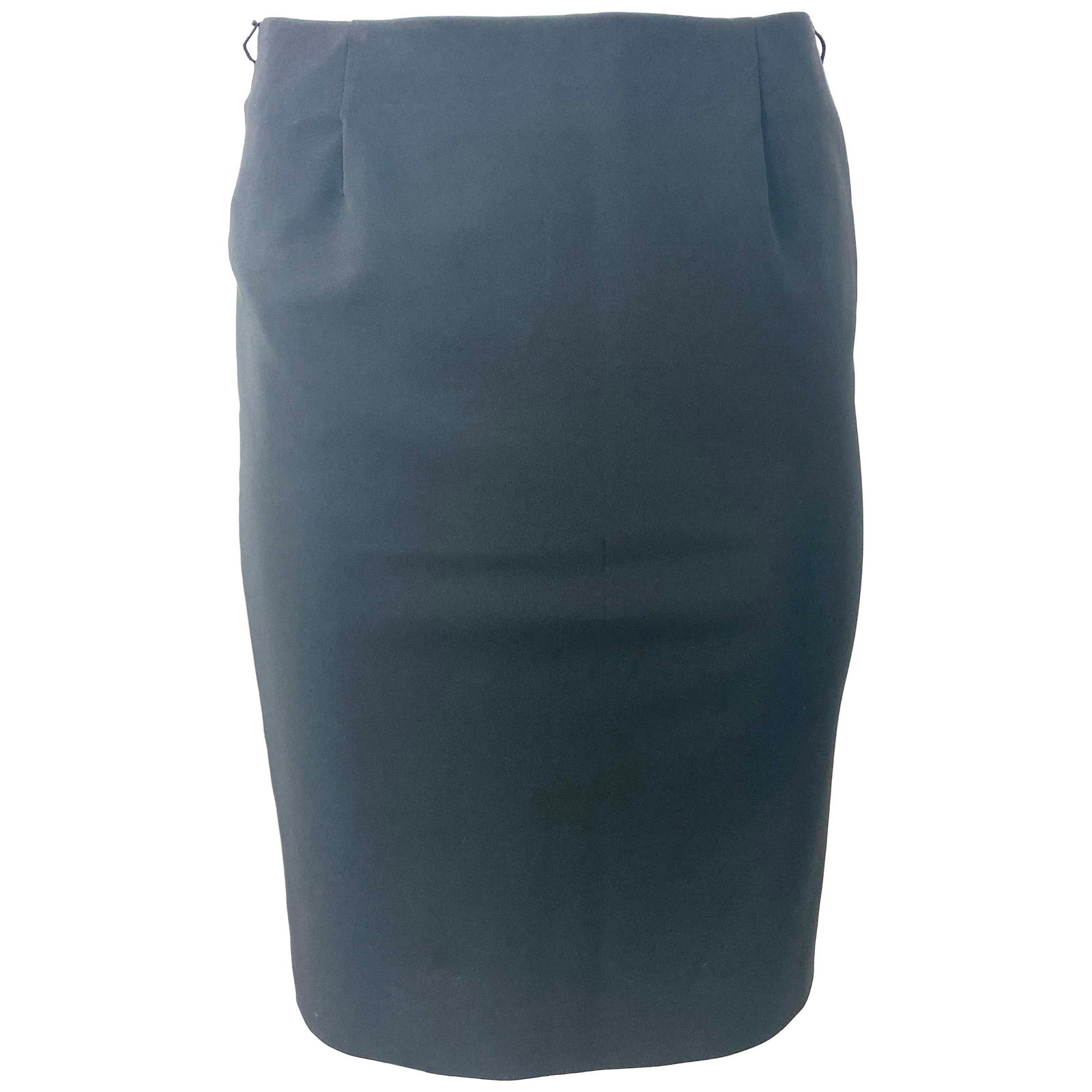 Prada size 40 black skirt with rear slit (1 of 11)