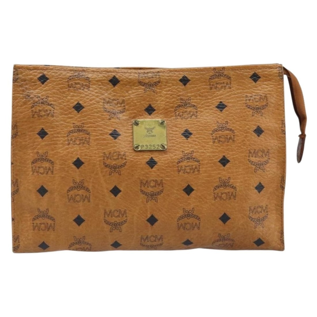 MCM Visetos Brown Leather Unisex Bag 28cm x 20cm x 6cm: MCM Visetos Brown Leather Unisex Bag 28cm x 20cm x 6cm MCM Visetos PVC bag in brown leather, designed for unisex use. Made in Germany, it measures 28 cm x 20 cm x 6 cm. The item is in fair condition w