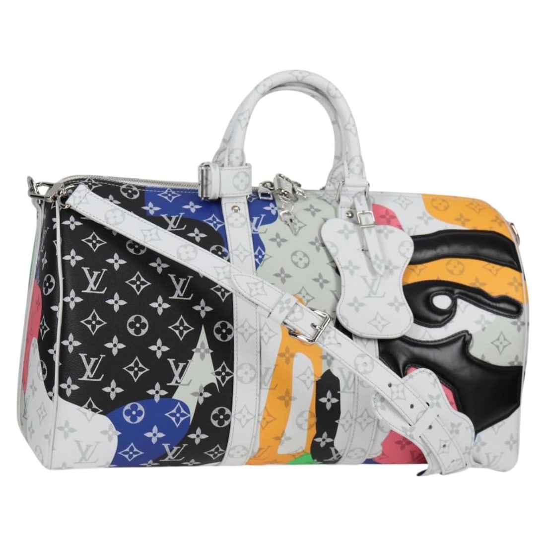 Louis Vuitton M23160 Keepall Bandouliere 45 Monogram Boston Bag: Louis Vuitton M23160 Keepall Bandouliere 45 Monogram Boston Bag Louis Vuitton Monogram Keepall Bandouliere 45 is a Boston bag made from Monogram Canvas in Monogram/Multicolor. It is a women's bag made